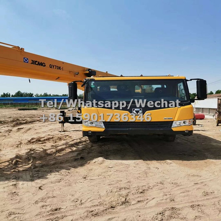 China Used XCMG 70T QY70K-II Truck Crane For Sale